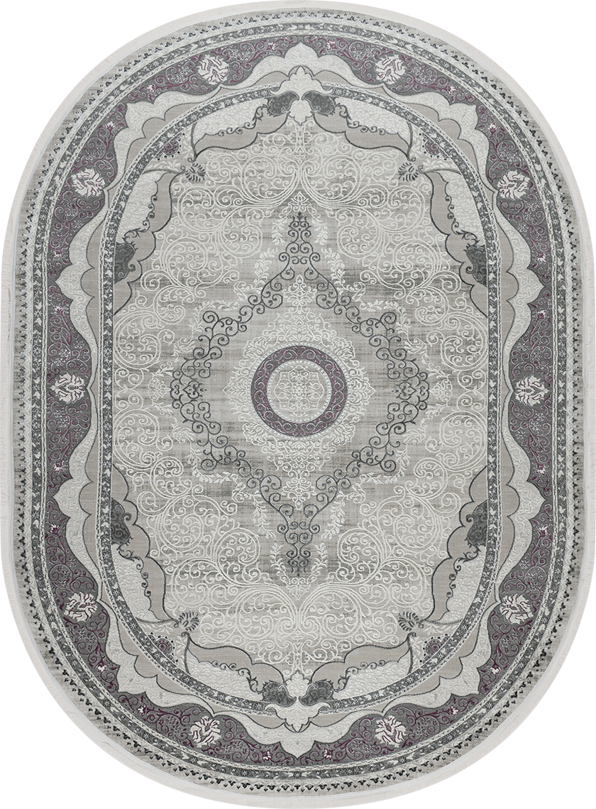 картинка 36564A OVAL GREY / LILA магазин являющийся официальным дистрибьютором в России 