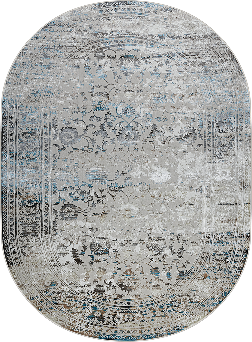 картинка 37905C OVAL BLUE FLS / BEIGE FLS магазин являющийся официальным дистрибьютором в России 