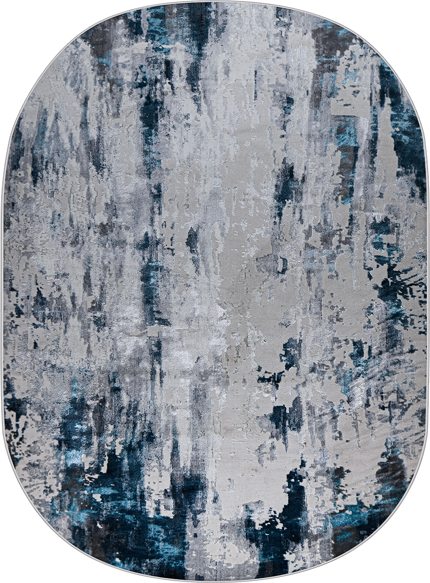 картинка 37107A OVAL BLUE FLS / L.GREY магазин являющийся официальным дистрибьютором в России 