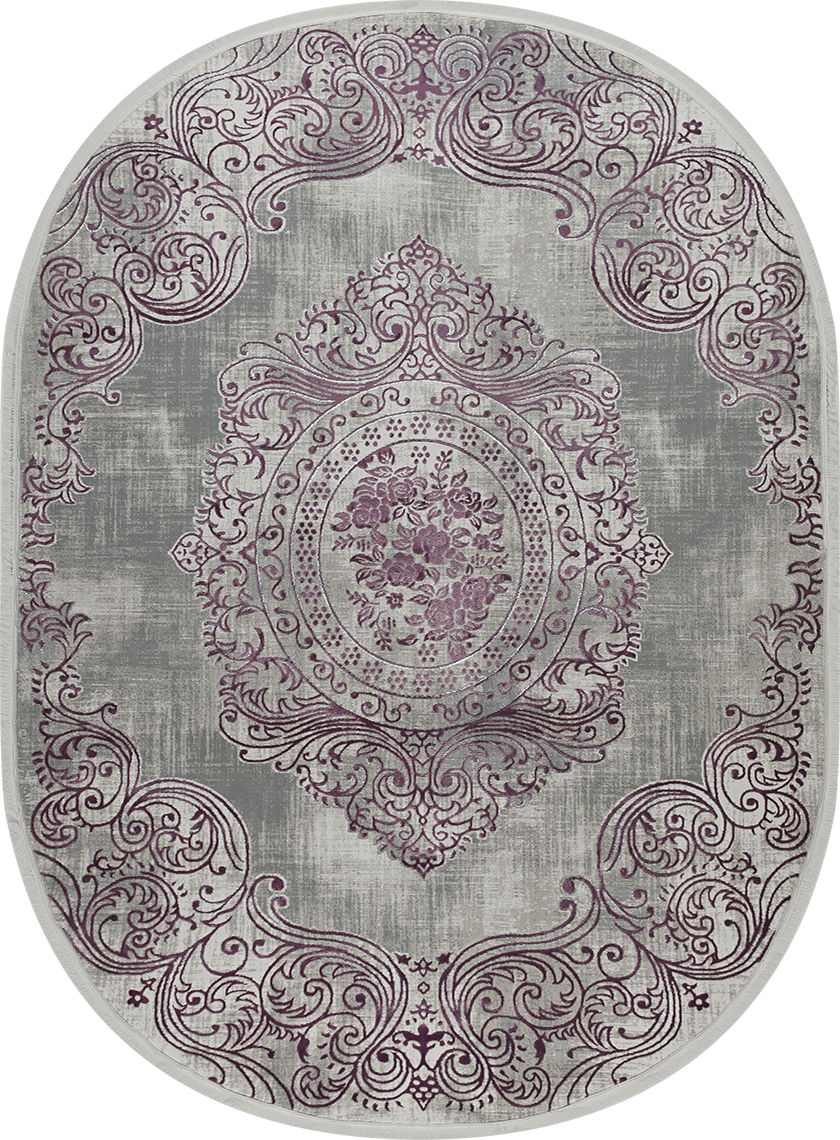 картинка 36560A OVAL GREY / LILA магазин являющийся официальным дистрибьютором в России 