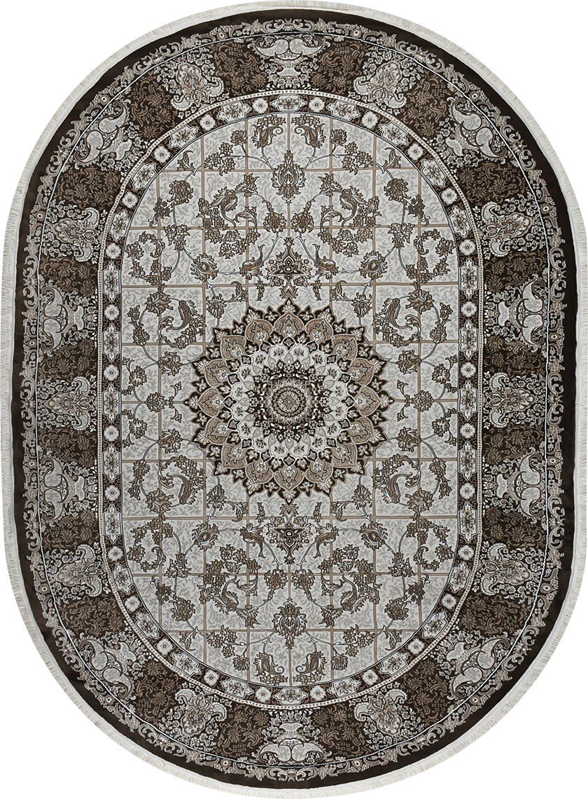 картинка 37122A OVAL BROWN / BROWN магазин являющийся официальным дистрибьютором в России 