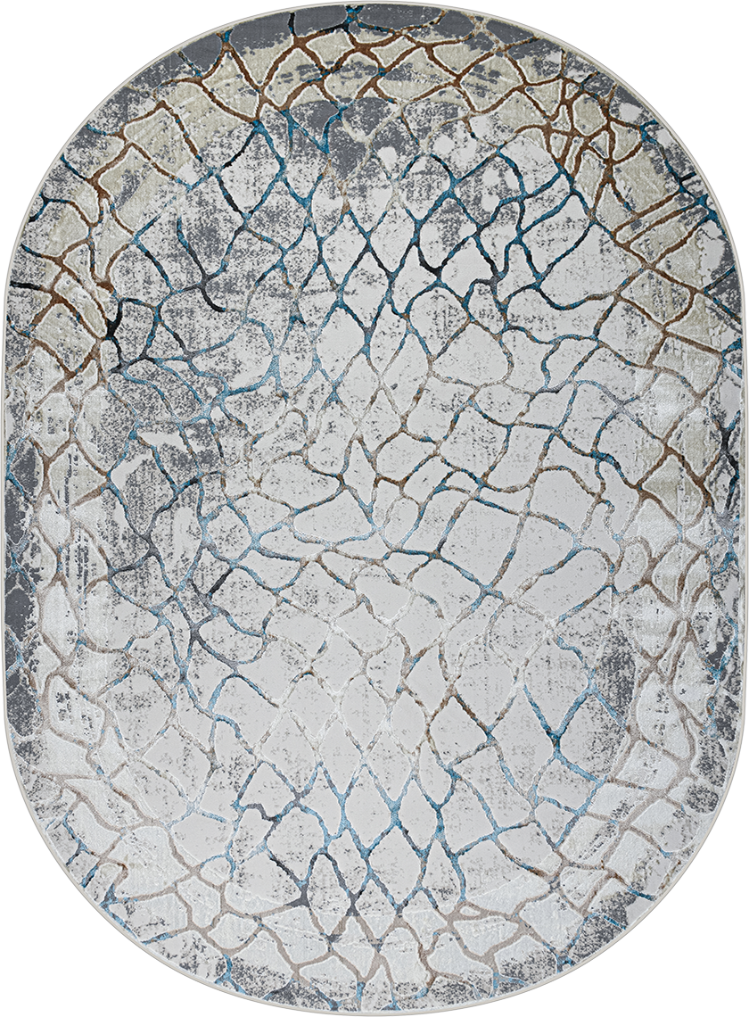 картинка 37888A OVAL BLUE FLS / BEIGE FLS магазин являющийся официальным дистрибьютором в России 