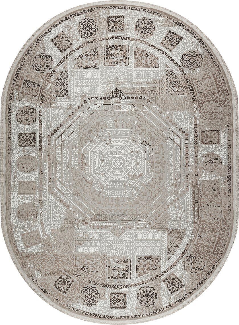 картинка 36921A OVAL BROWN / BEIGE магазин являющийся официальным дистрибьютором в России 