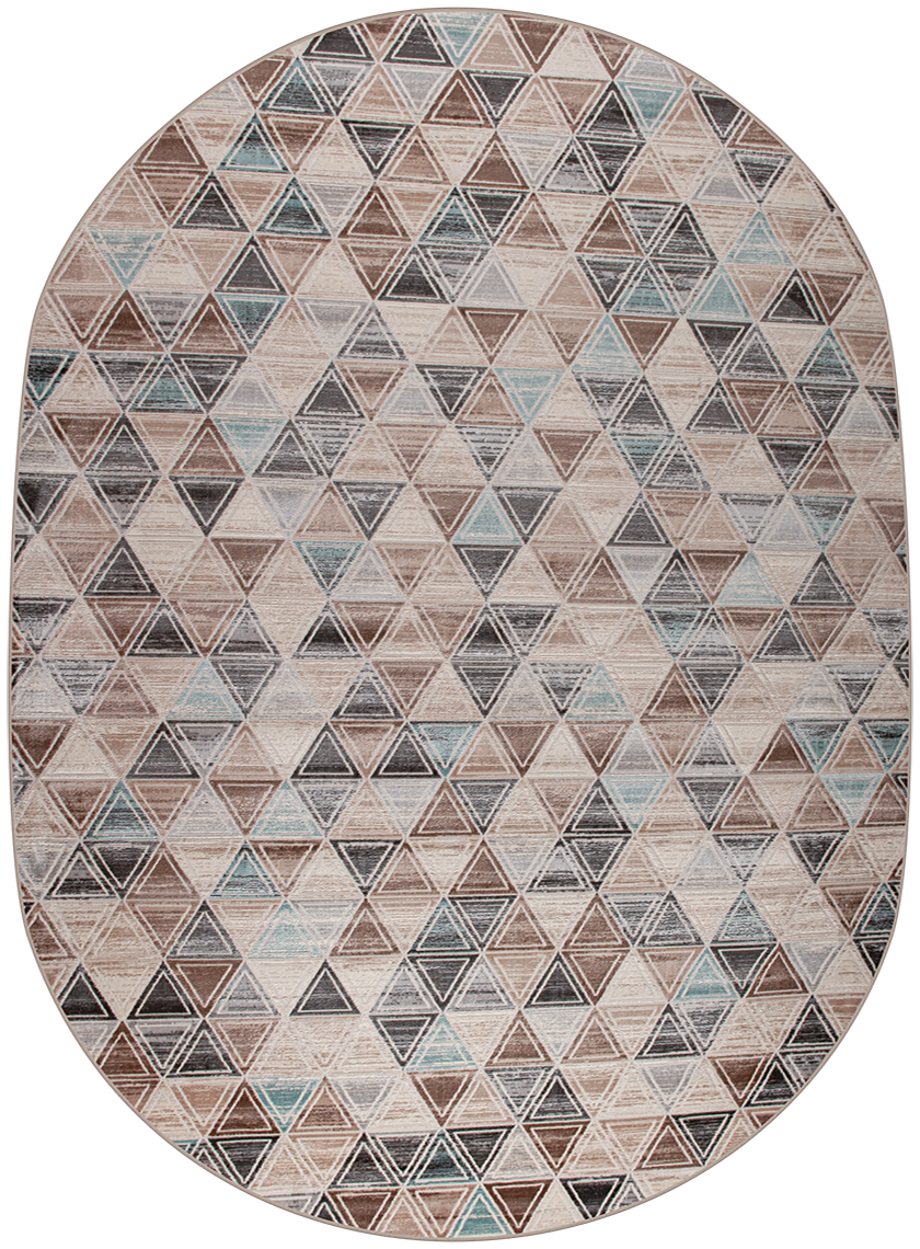 картинка 36853A OVAL L.BEIGE / BLUE магазин являющийся официальным дистрибьютором в России 