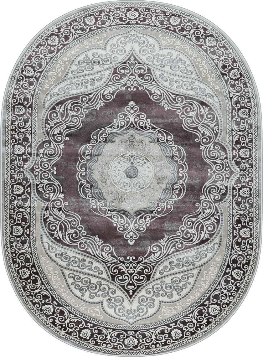 картинка 36868J OVAL L.GREY / LILA магазин являющийся официальным дистрибьютором в России 