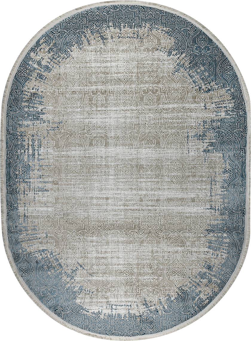 картинка 36949A OVAL BEIGE / BLUE магазин являющийся официальным дистрибьютором в России 