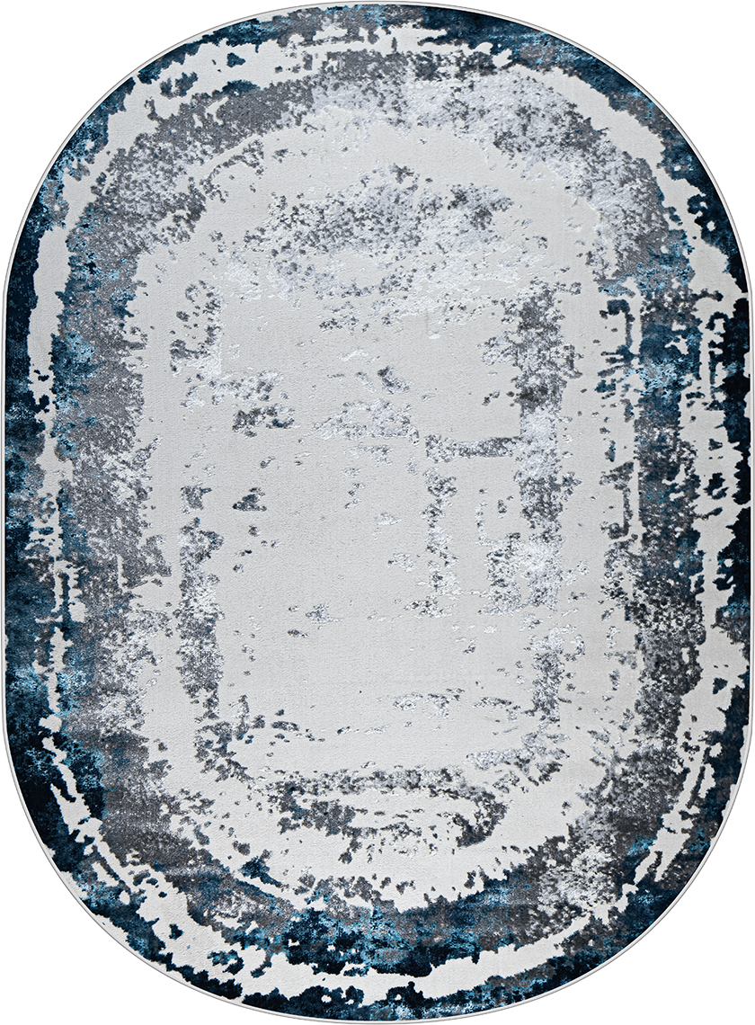 картинка 36897J OVAL BLUE FLS / L.GREY магазин являющийся официальным дистрибьютором в России 