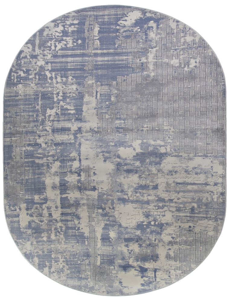 картинка 36874J OVAL L.GREY / BLUE магазин являющийся официальным дистрибьютором в России 