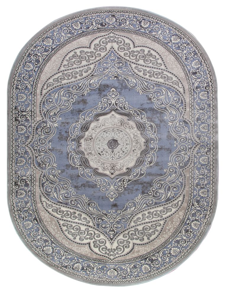 картинка 36868J OVAL L.GREY / BLUE магазин являющийся официальным дистрибьютором в России 
