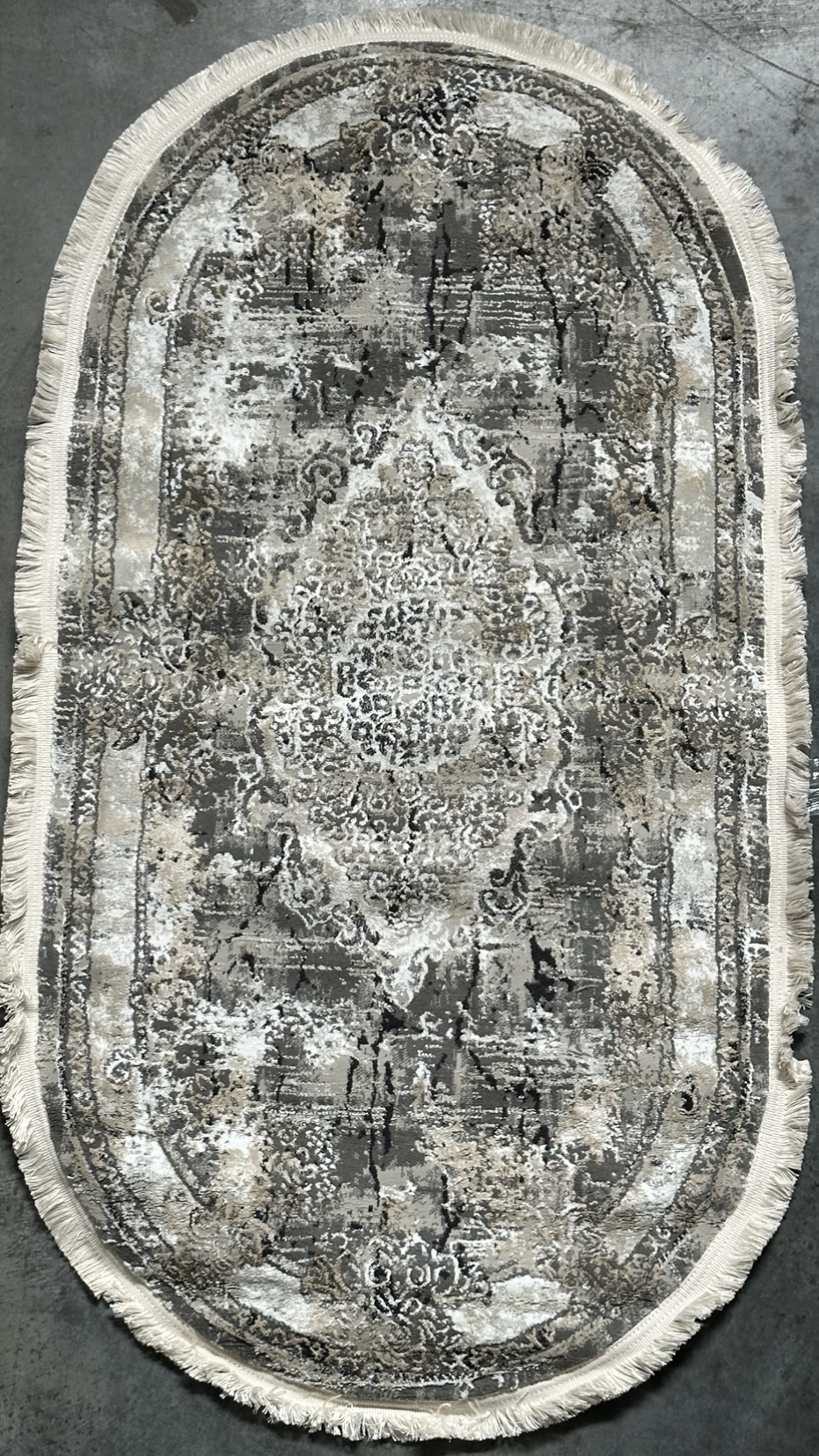 картинка 38713A OVAL L.GREY / WHITE магазин являющийся официальным дистрибьютором в России 