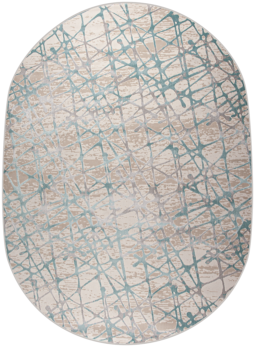 картинка 36855A OVAL L.GREY / BLUE магазин являющийся официальным дистрибьютором в России 