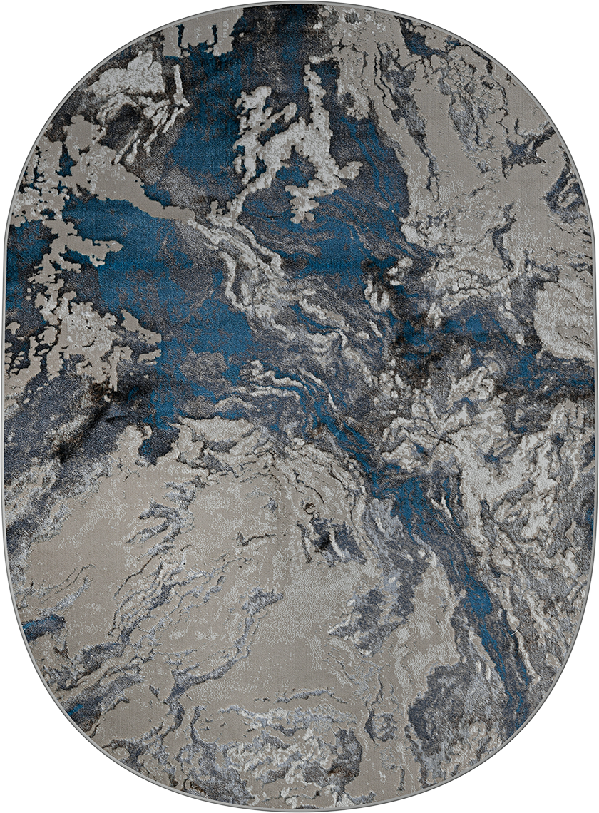 картинка 38508B OVAL BLUE FLS / BEIGE COK магазин являющийся официальным дистрибьютором в России 