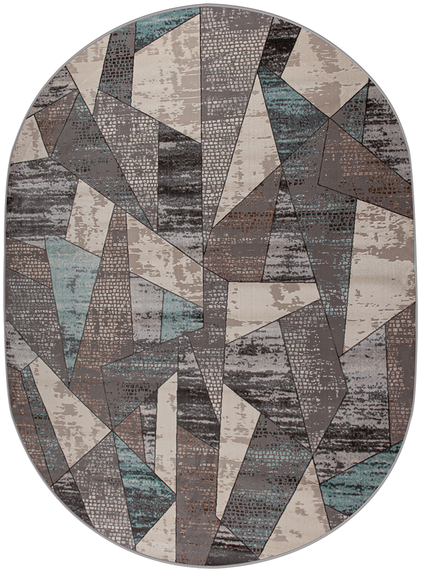 картинка 36854A OVAL L.GREY / BLUE магазин являющийся официальным дистрибьютором в России 