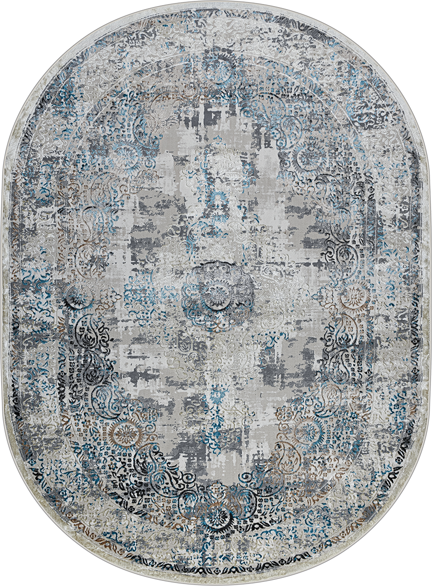 картинка 37908C OVAL BLUE FLS / BEIGE FLS магазин являющийся официальным дистрибьютором в России 