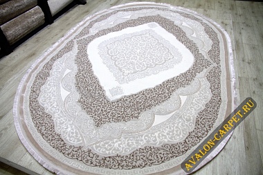 картинка 36846B OVAL L.BEIGE / D.VIZON магазин являющийся официальным дистрибьютором в России 