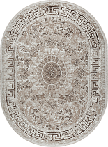 37545A oval BROWN / BEIGE