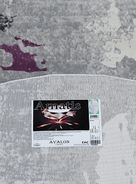 картинка 36506A OVAL GREY / LILA магазин являющийся официальным дистрибьютором в России 