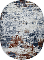 37931A oval BLUE / L.GREY