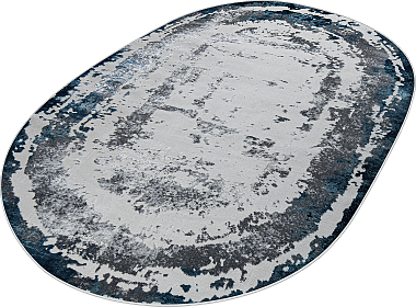 картинка 36897J OVAL BLUE FLS / L.GREY магазин являющийся официальным дистрибьютором в России 