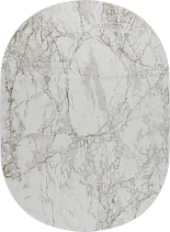 38896A oval GREEN FLS / BEIGE CK