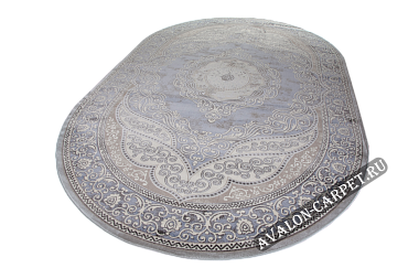 картинка 36868J OVAL L.GREY / BLUE магазин являющийся официальным дистрибьютором в России 