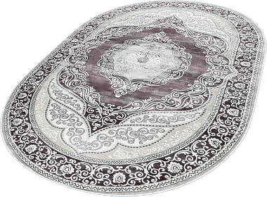 картинка 36868J OVAL L.GREY / LILA магазин являющийся официальным дистрибьютором в России 