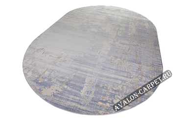 картинка 36874J OVAL L.GREY / BLUE магазин являющийся официальным дистрибьютором в России 