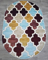 22760D oval BLUE / BLUE