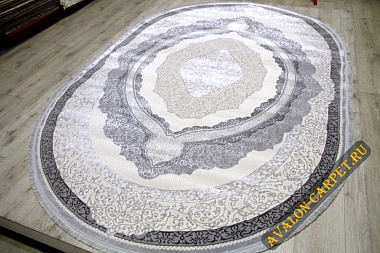 картинка 36845A OVAL L.GREY / L.GREY магазин являющийся официальным дистрибьютором в России 