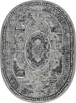 51386A oval BLUE/L.GREY