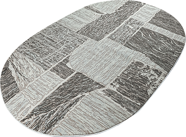 картинка 37642B OVAL L.GREY / GREY магазин являющийся официальным дистрибьютором в России 