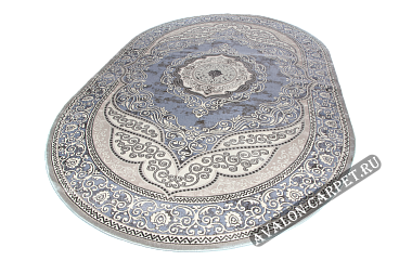 картинка 36868J OVAL L.GREY / BLUE магазин являющийся официальным дистрибьютором в России 