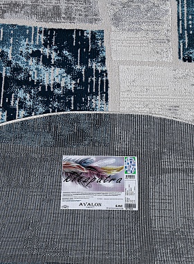 картинка 38471A OVAL BLUE FLS / L.GREY магазин являющийся официальным дистрибьютором в России 