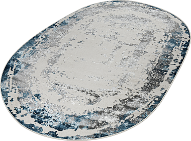 картинка 36897J OVAL BLUE FLS / L.GREY магазин являющийся официальным дистрибьютором в России 