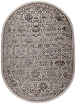 36858A oval L.GREY / BLUE