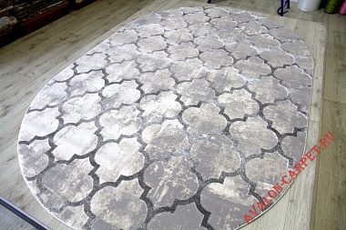 картинка 36557A OVAL GREY / GREY магазин являющийся официальным дистрибьютором в России 