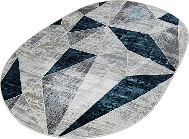 картинка 37515A OVAL BLUE FLS / L.GREY магазин являющийся официальным дистрибьютором в России 