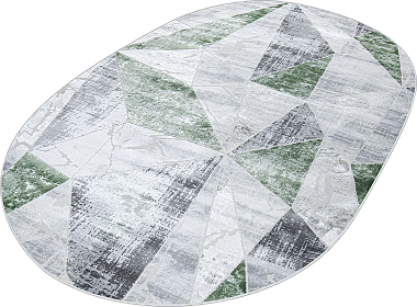 картинка 37515A OVAL GREEN FLS / L.GREY магазин являющийся официальным дистрибьютором в России 