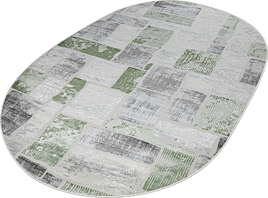 картинка 38471A OVAL GREEN FLS / L.GREY магазин являющийся официальным дистрибьютором в России 