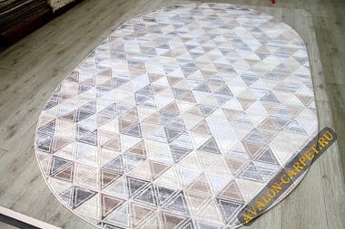 картинка 36853A OVAL L.BEIGE / GREY магазин являющийся официальным дистрибьютором в России 