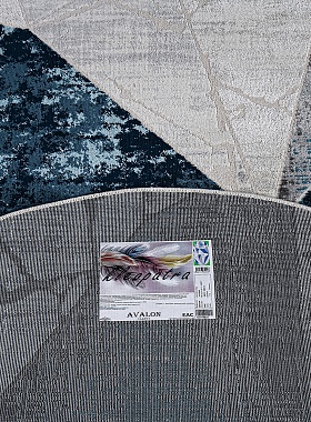 картинка 37515A OVAL BLUE FLS / L.GREY магазин являющийся официальным дистрибьютором в России 