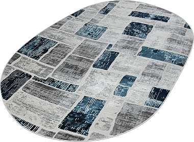 картинка 38471A OVAL BLUE FLS / L.GREY магазин являющийся официальным дистрибьютором в России 