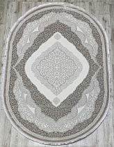 36846B oval L.BEIGE / D.VIZON